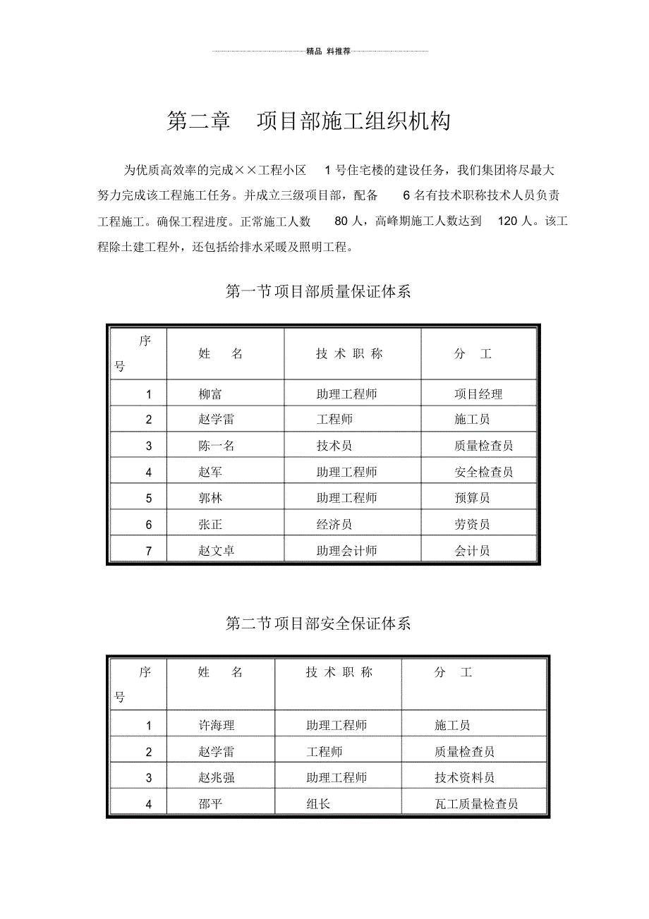 018-县安居小区三号院一号住宅楼施工组织设计_第4页