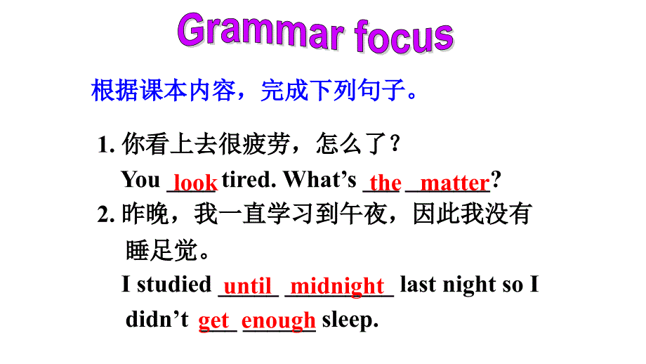 人教版八年级下 Unit4 Why don’t you talk to your parents (Grammar focus-4c)（PPT29张）_第2页