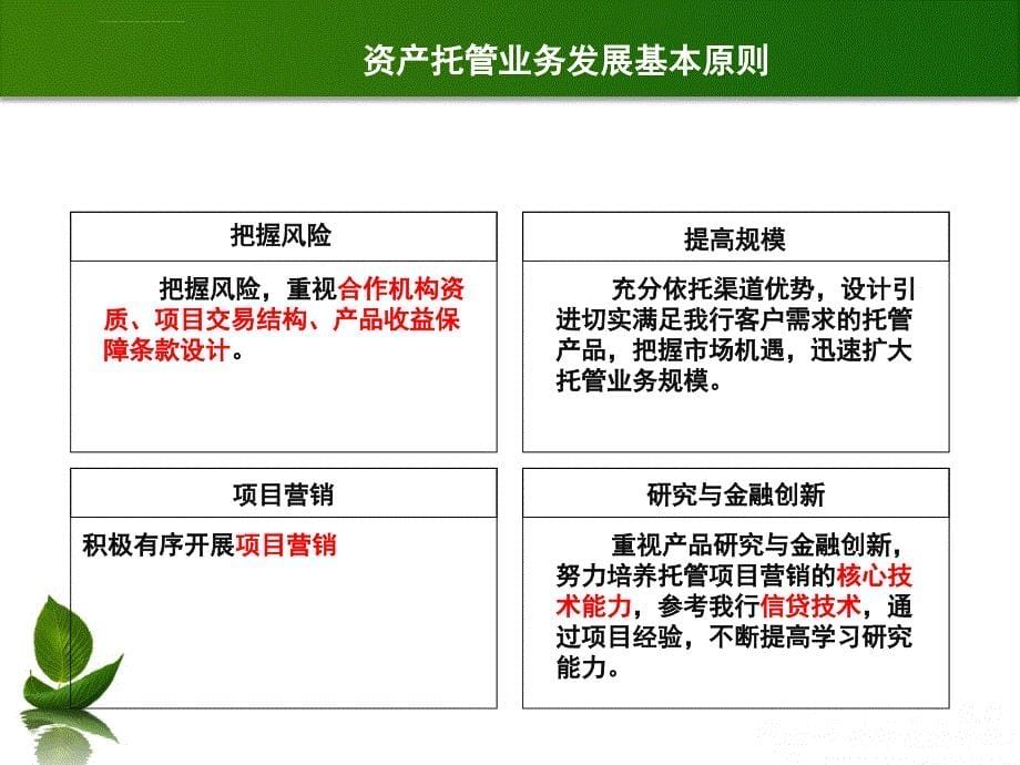 商业银行培训课程(资产托管实务)课件_第5页