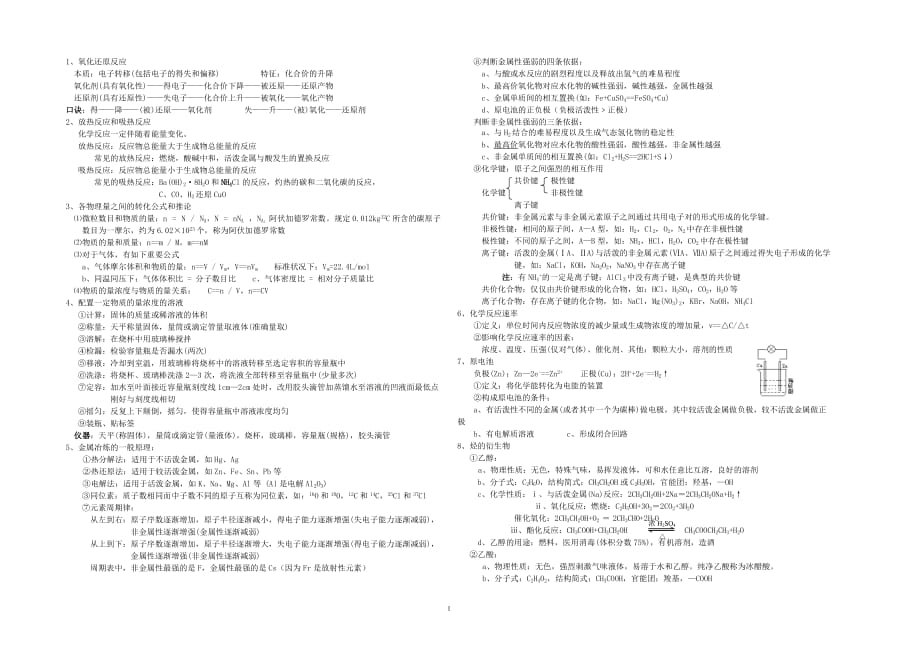 2020年整理文科会考知识点.doc_第1页