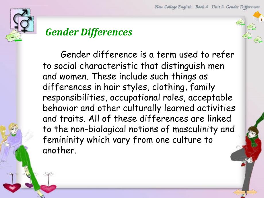 大学英语综合教程Unit 12 gender differences课件_第4页