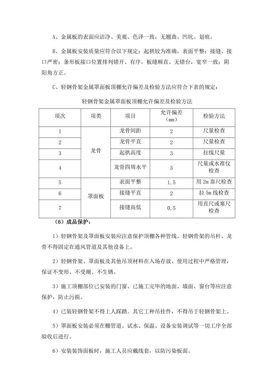 天棚吊顶工程施工组织设计方案94488_第5页