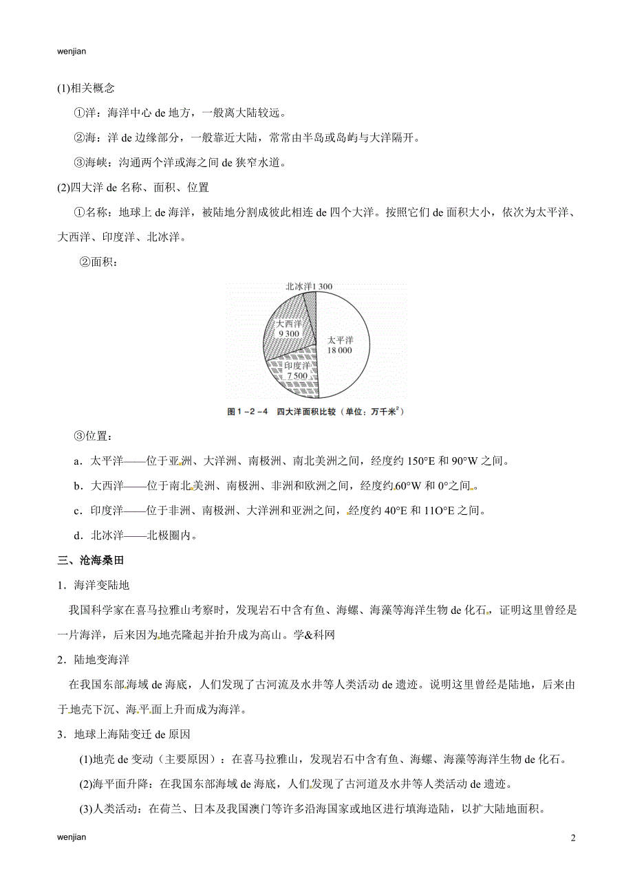 考点04 陆地和海洋-备战2021年中考地理考点一遍过{精品文档}_第2页