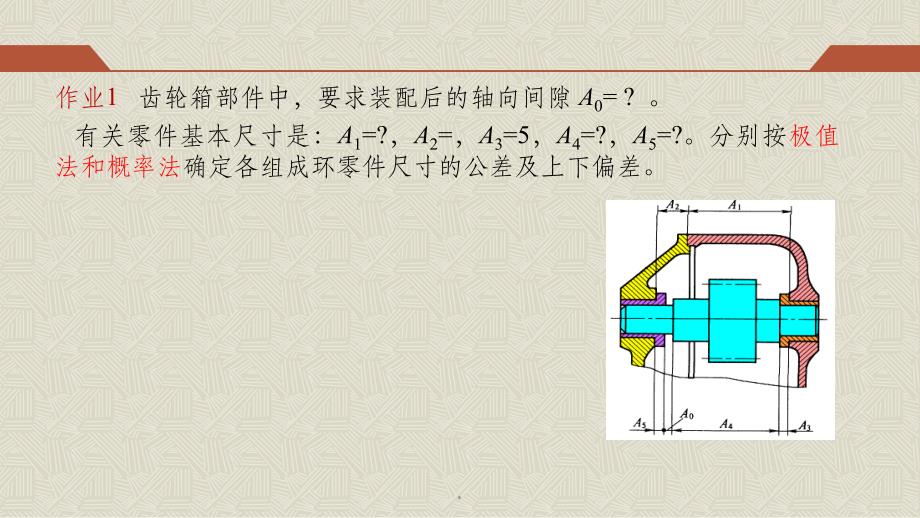 机械制造工艺学装配尺寸链例题ppt课件_第2页
