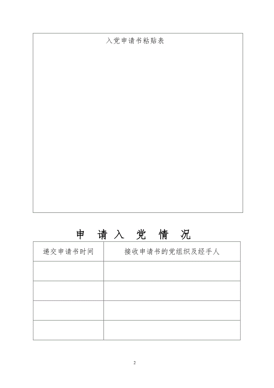 中国共产党入党积极分子登记表填表说明（2020年整理）.pdf_第2页