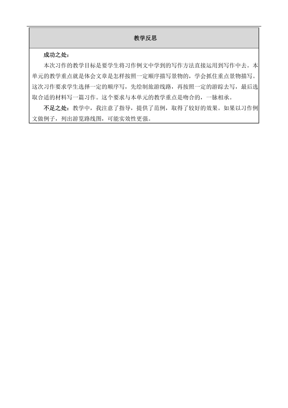 部编版四下第五单元习作：游______教案反思作业题及答案_第4页