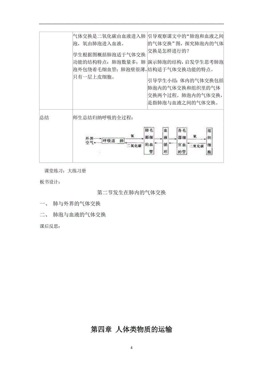 2020年整理新课标人教版七年级生物下册全册教案.doc_第4页