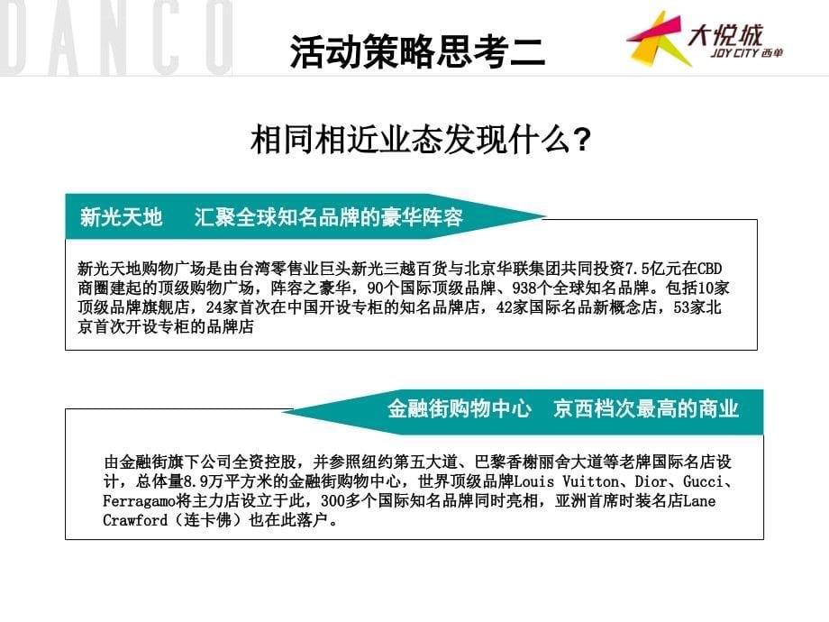 大悦城开业活动策划方案课件_第5页