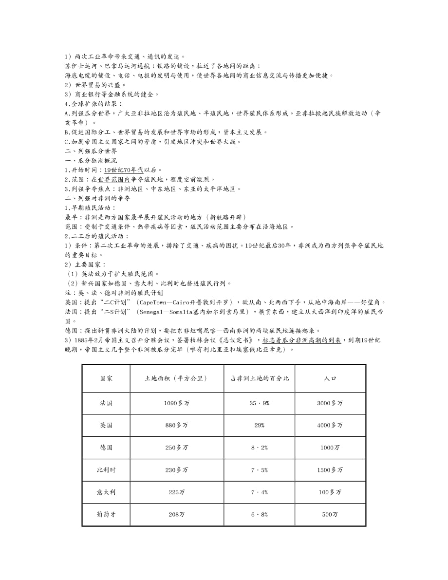 {财务管理资本管理}谈资本的全球扩张与帝国主义瓜分世界_第3页