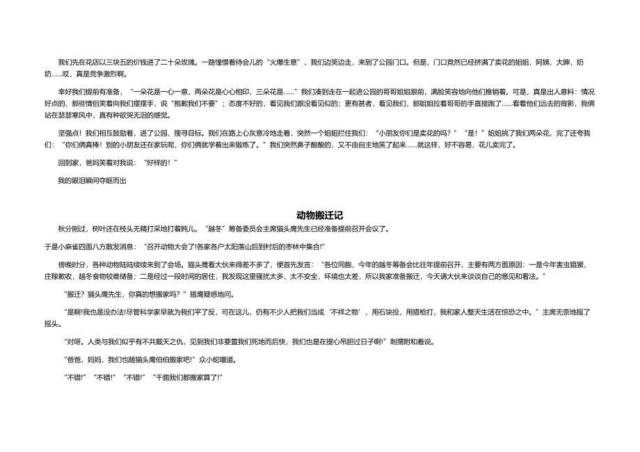 {精品}小升初满分作文(6篇)_第2页