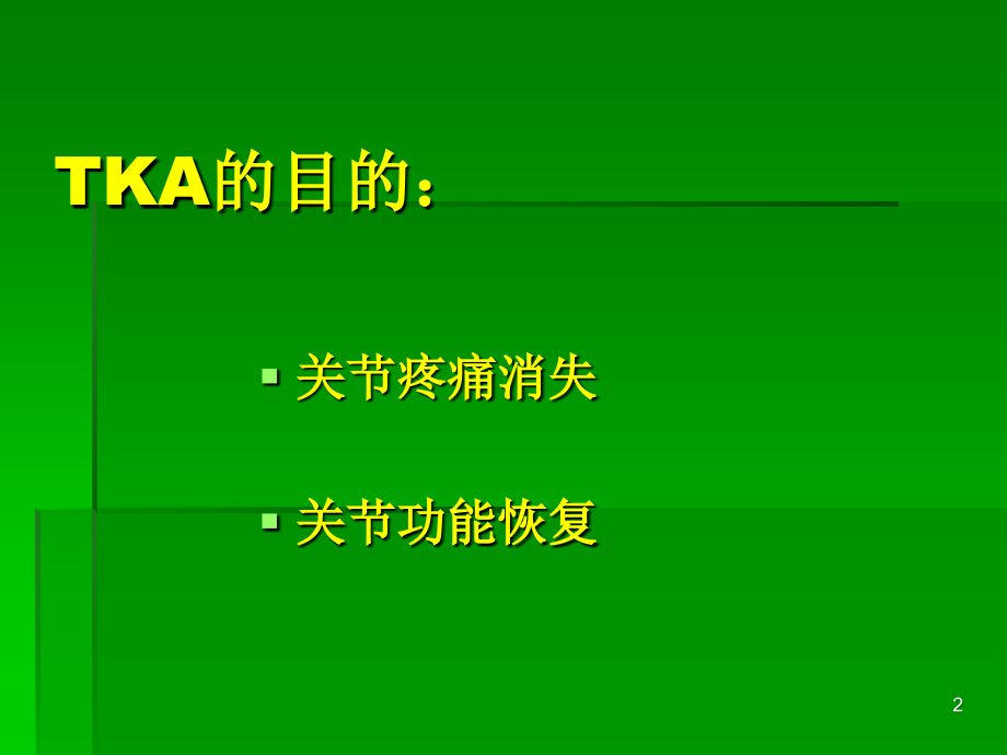 人工全膝关节置换要点幻灯片_第2页