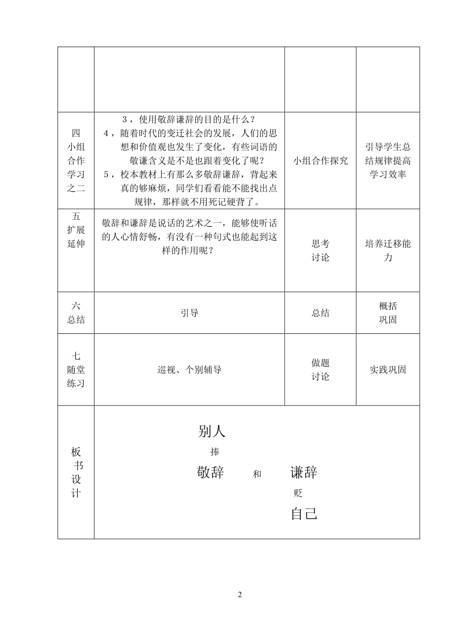 2020年整理语文教案设计敬辞与谦辞.doc_第2页