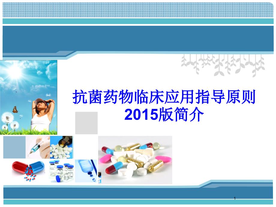 抗菌药物临床应用指导原则2015年版(2015.12.16幻灯片_第1页