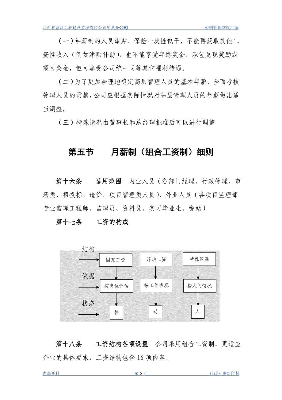 2020年整理新版赣洪监理公司薪酬管理制度.doc_第5页