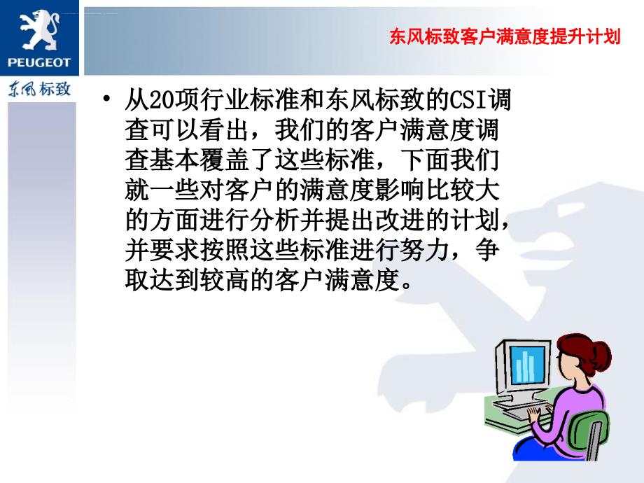 客户满意度提升计划-东风标致课件_第4页