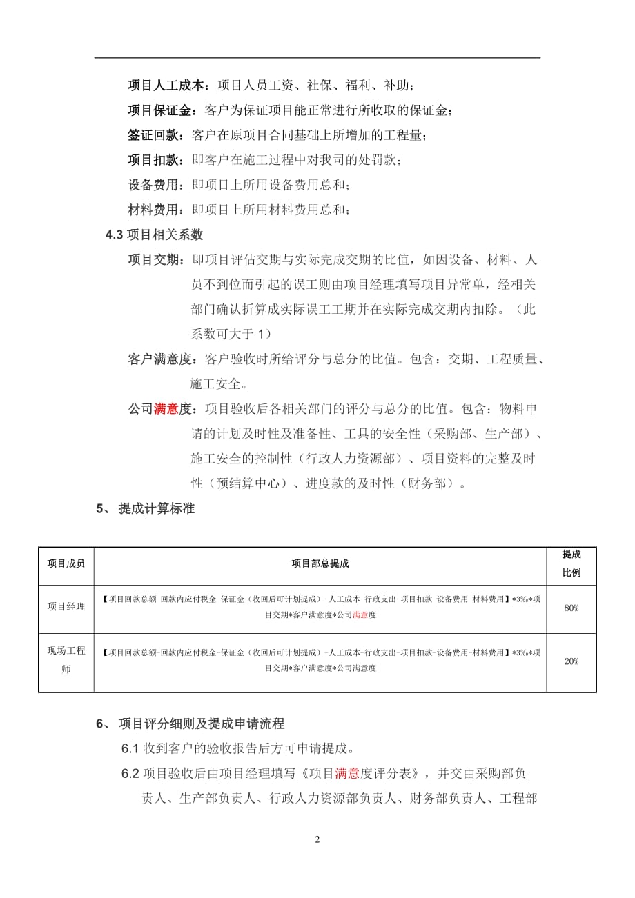 2020年整理项目提成制度.doc_第2页