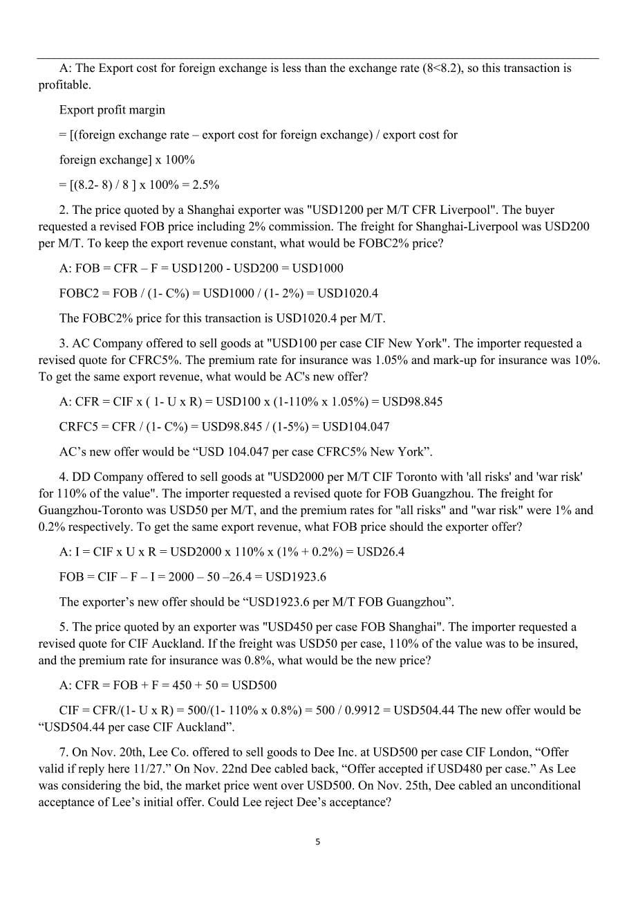 2020年整理英文版国际贸易实务27答案.doc_第5页