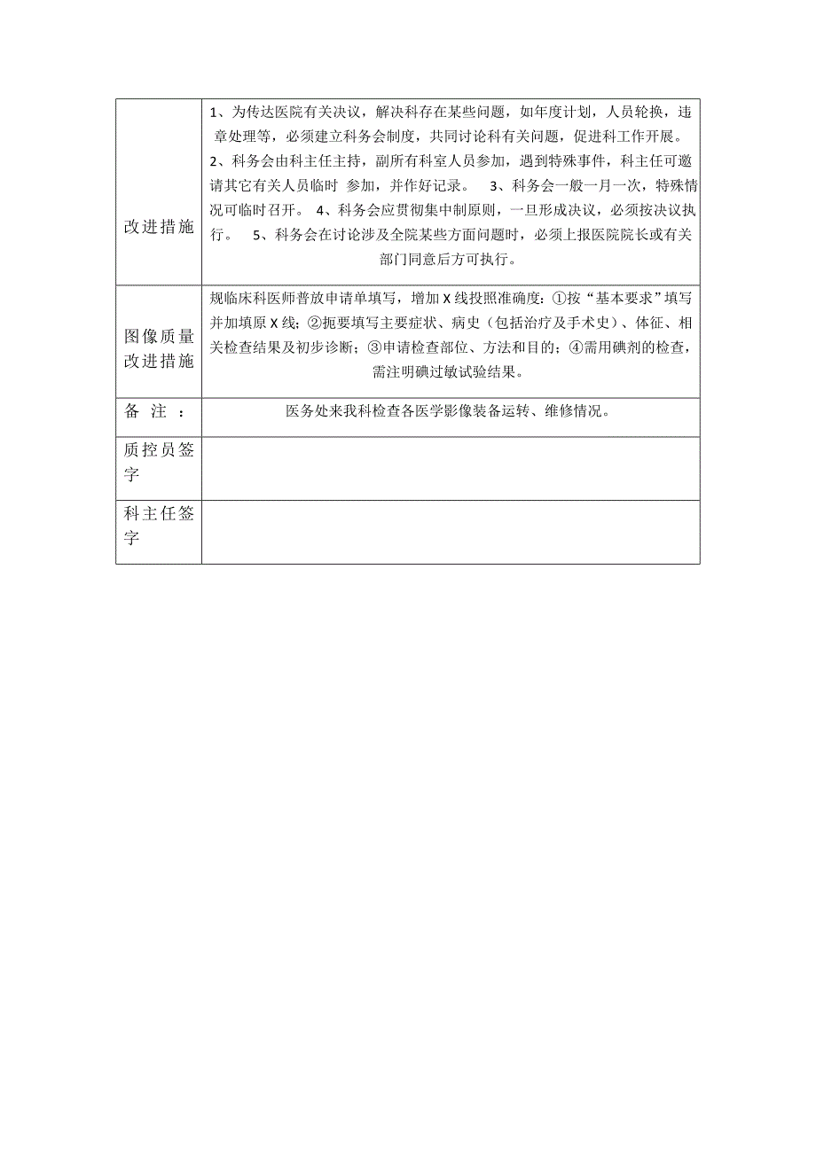 放射科日常医疗质量管理与持续改进记录53039_第3页