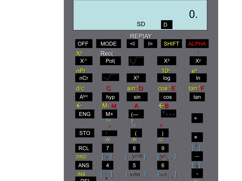学考XK-80科学型计算器的使用说明课件_第2页