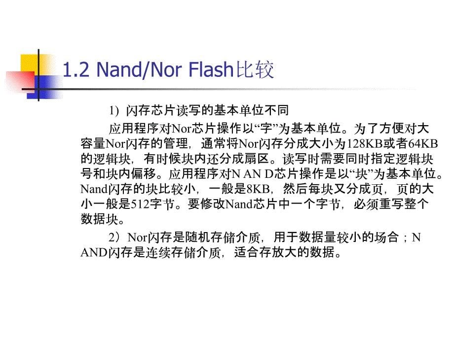 安全移动存储设备控制芯片Nand闪存驱动固件程序设计与实现课件_第5页