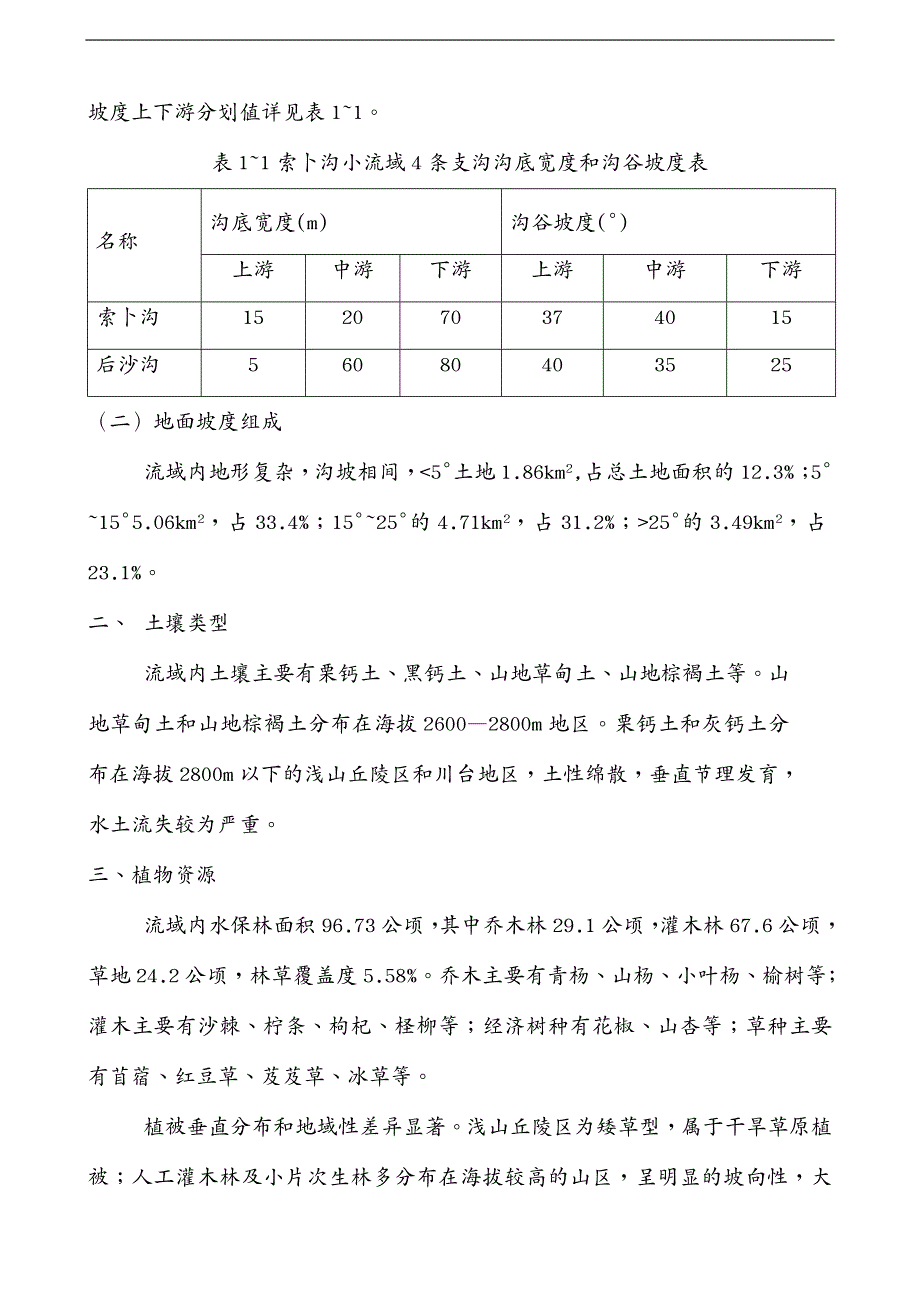 公司治理 索卜沟小流域综合治理初步设计_第4页