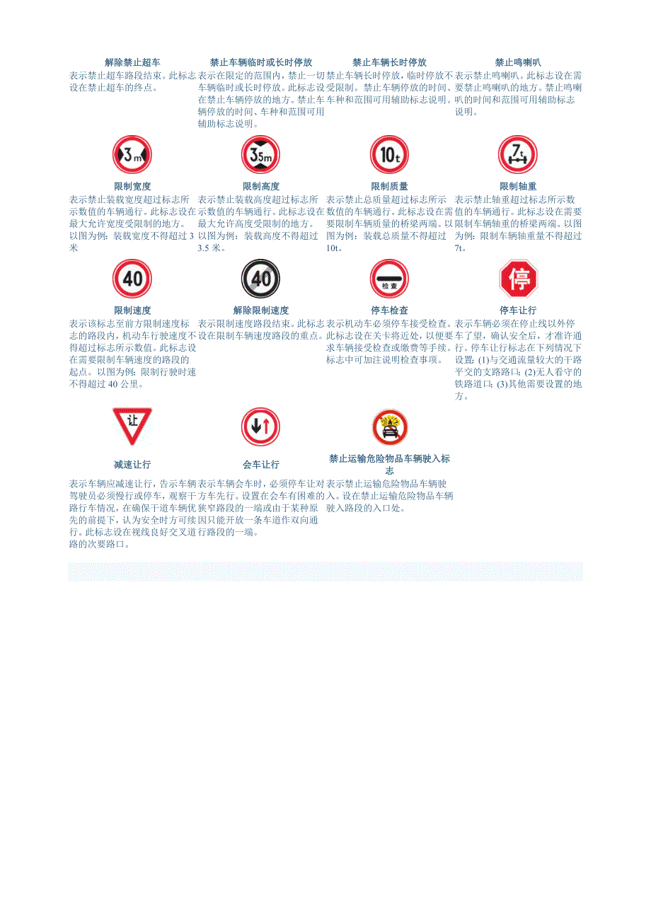 最新2017交通标志图片大全及手势图片-_第4页