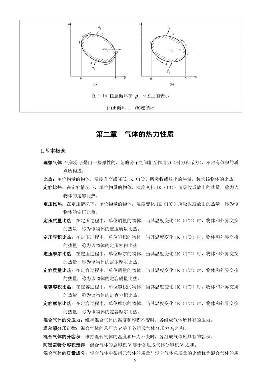 工程热力学大总结大全-_第5页