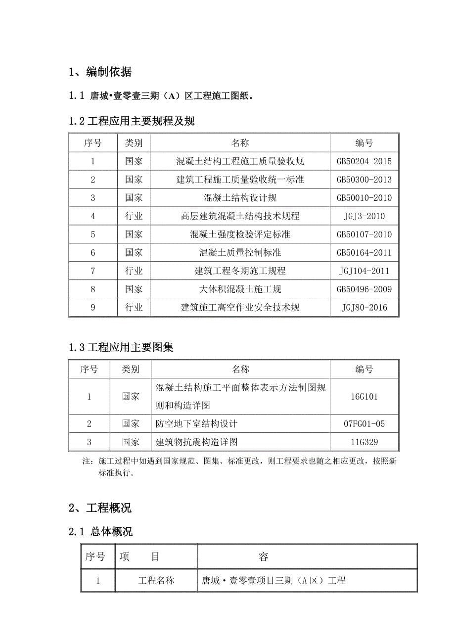 混凝土专项工程施工组织设计方案1_第5页