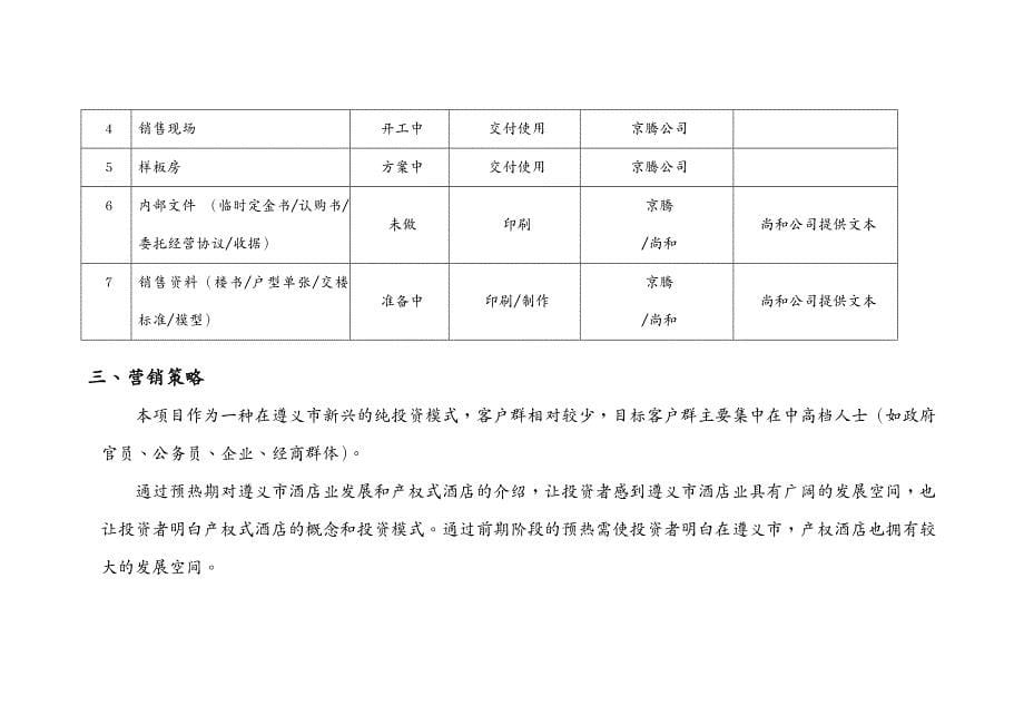 营销策划 京腾丽湾产权式商务酒店项目营销策划报告_第5页