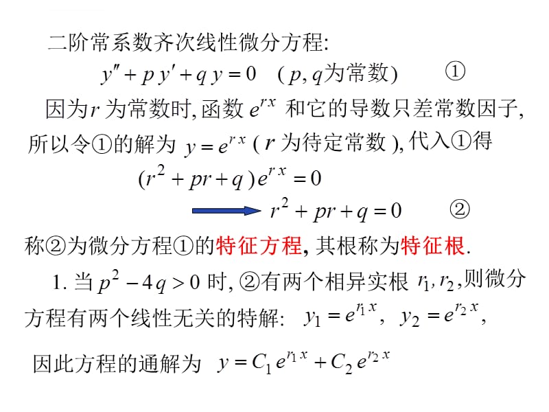 常系数线性常微分方程课件_第3页