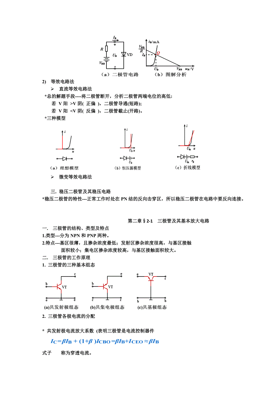 模拟电子技术基础知识点总结27391_第2页