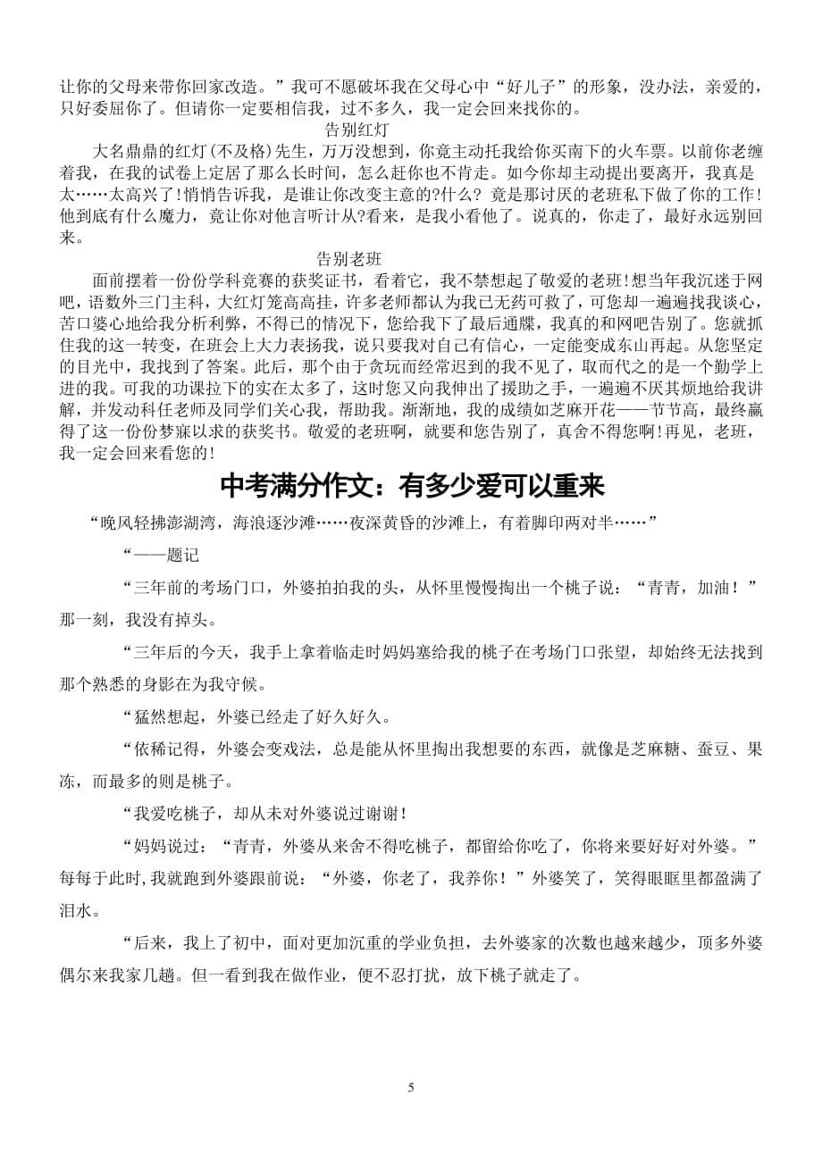 中考作文精选（2020年整理）.pdf_第5页