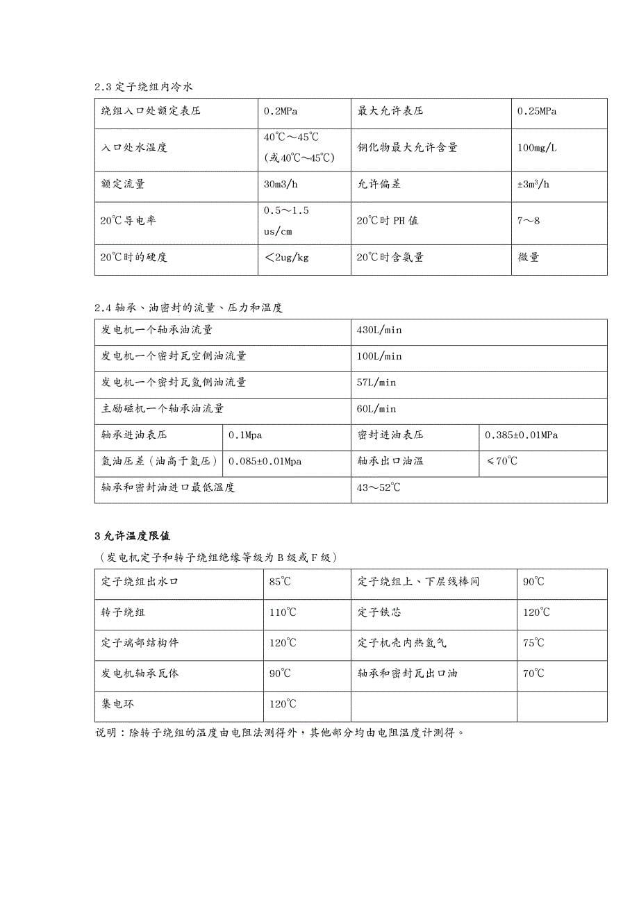 工艺技术mw发电机检修工艺规程_第5页