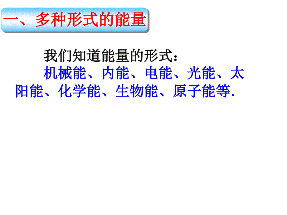 人教版九年级物理_第十四章第三节能量的转化和守恒能_课件_第3页