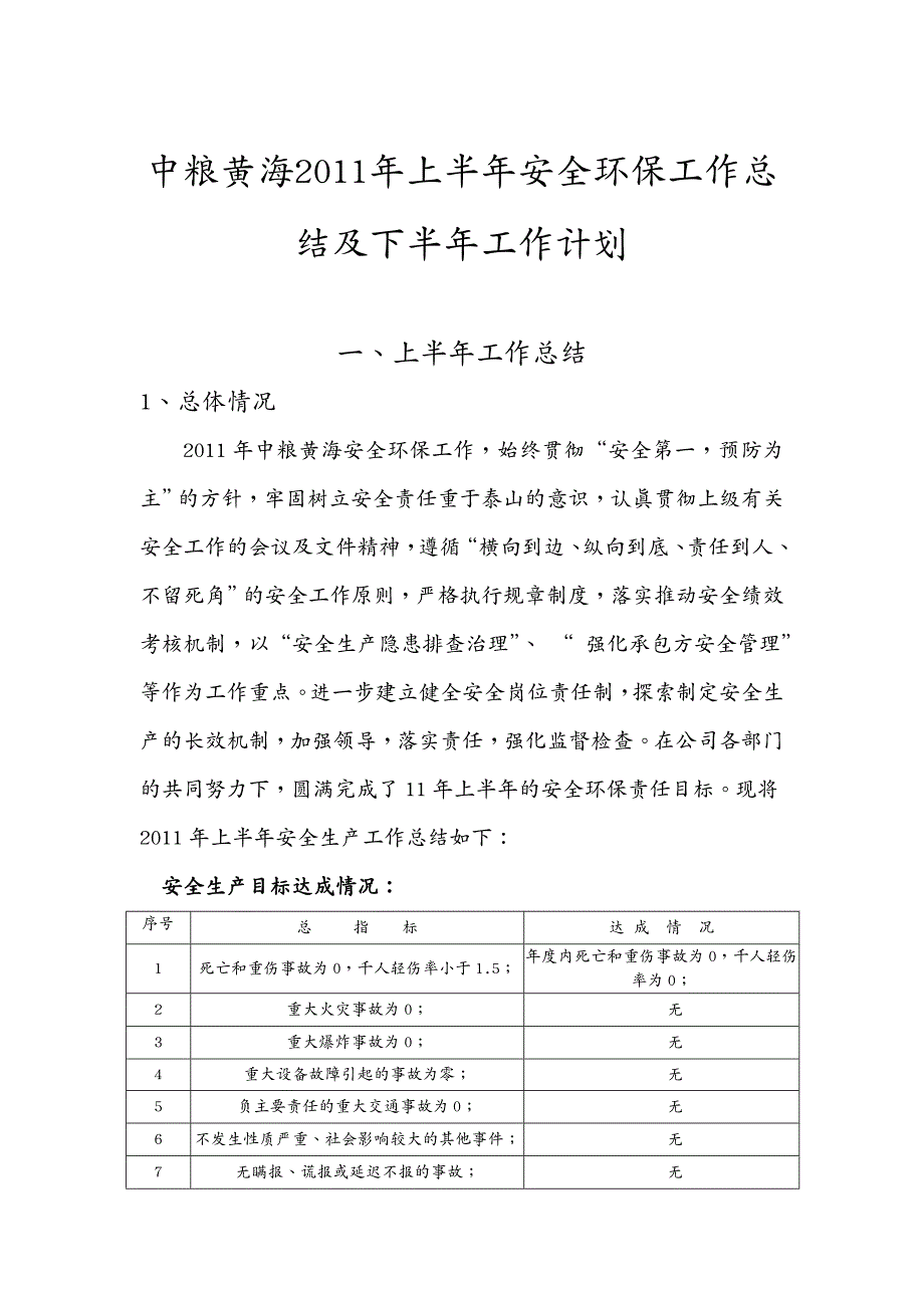 工作总结中粮黄海上半安全环保工作总结_第2页