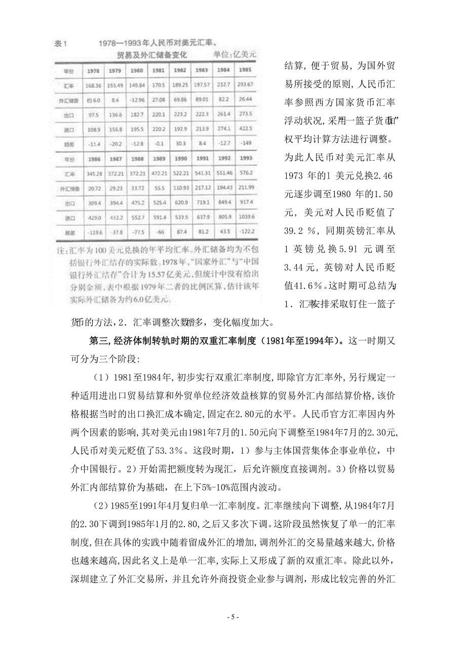 金融学之汇率改革报告-_第5页