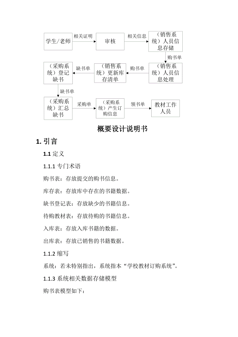 软件工程--学校教材订购系统方案_第4页