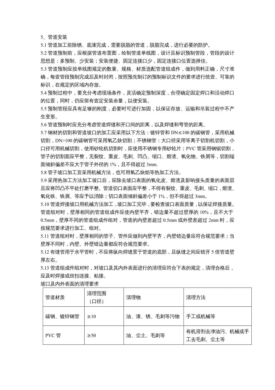 建筑工程管理原料上料除尘系统施工方案_第5页