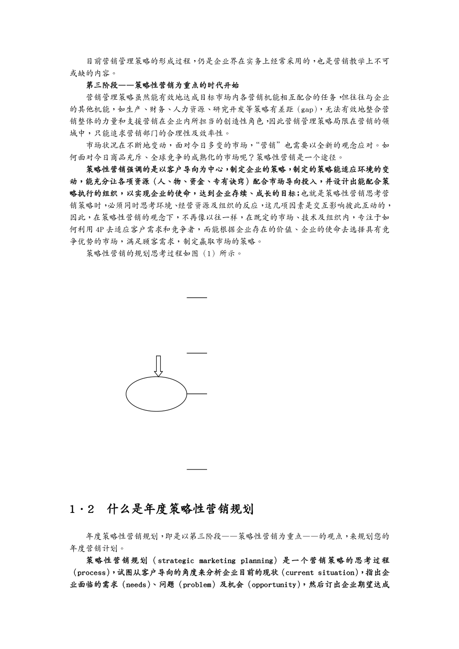 年度计划企业制订年度营销战略规划的程序及方法_第3页