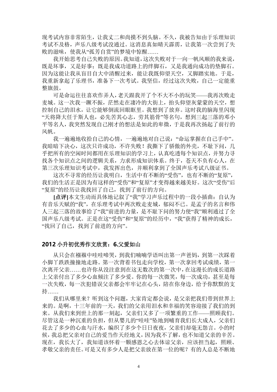 小升初满分作文精选（2020年整理）.pdf_第4页