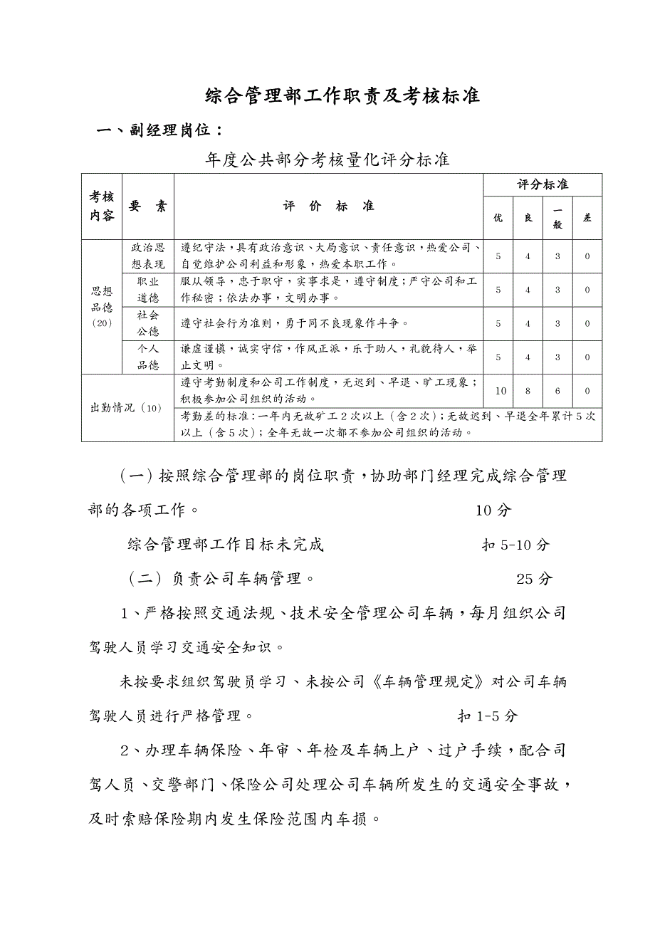 绩效考核 公司考核细则_第2页