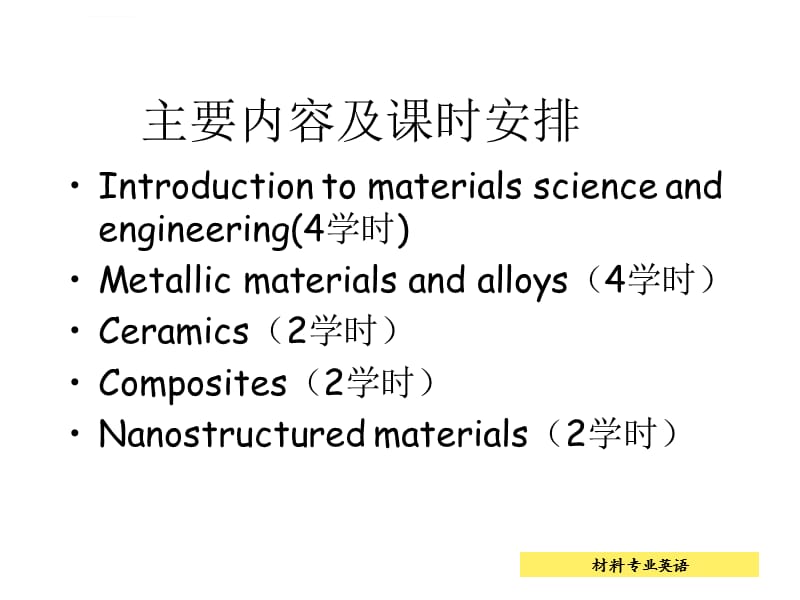 材料科学与工程专业英语 课件_第3页