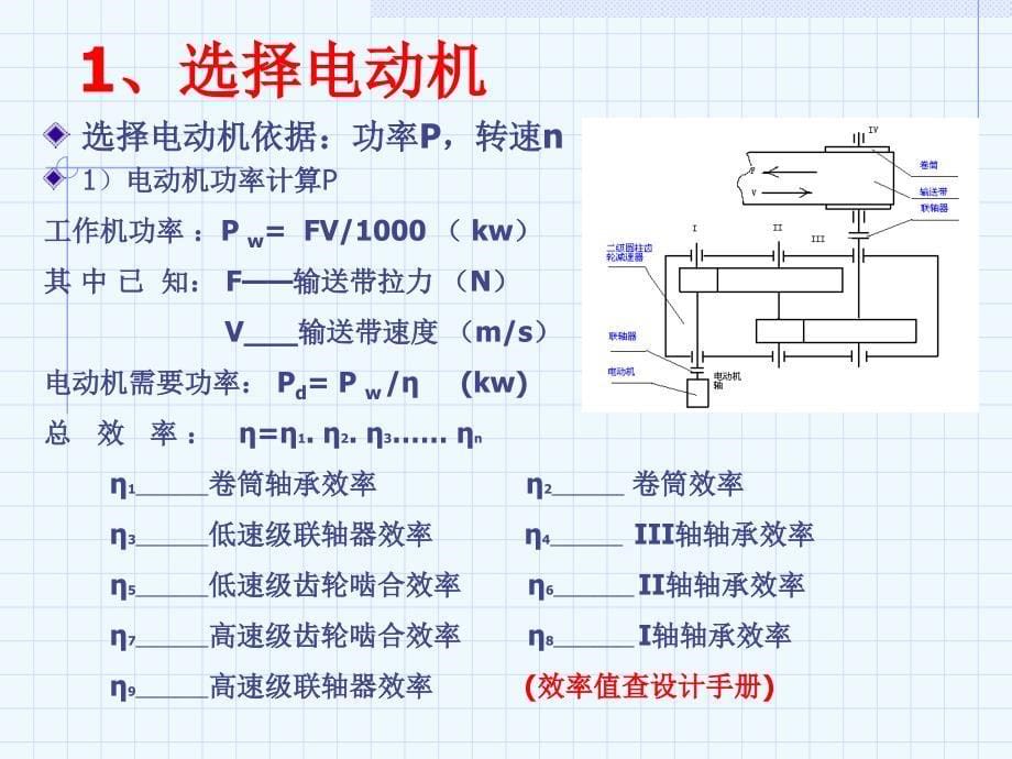 机械课程设计二级减速器（设计教程）课件_第5页