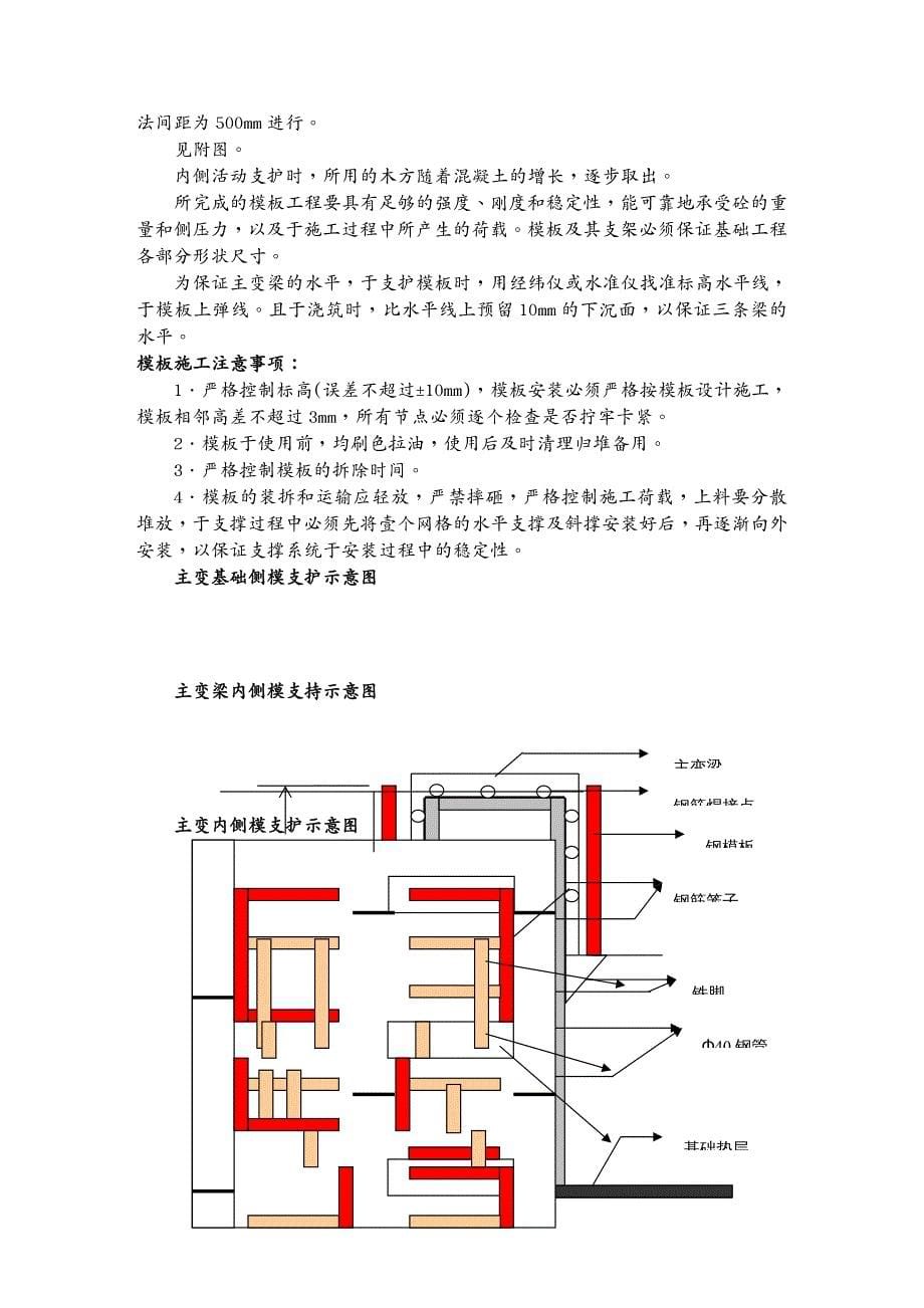 建筑工程管理变压器基础施工工艺保证措施_第5页