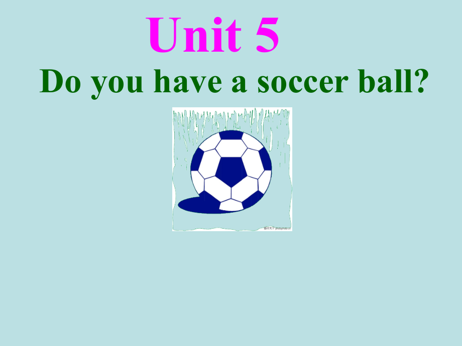 广东省韶关市曲江县大塘中学七年级英语上册 Unit 5 Do you have a soccer ball课件 (新版)人教新目标版_第2页