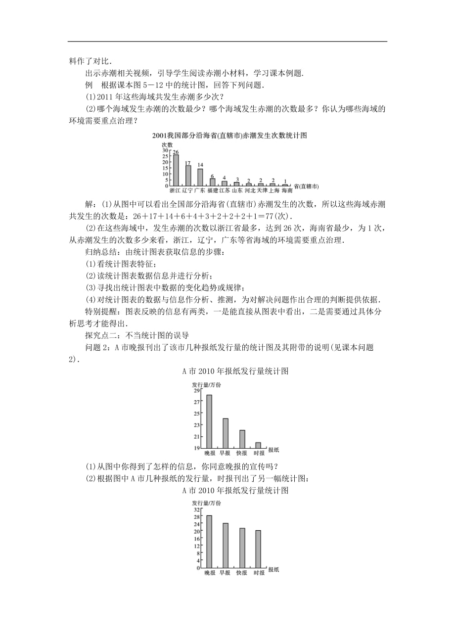 2020年沪科版七年级数学上册教案：5.4从图表中的数据获取信息 教案_第2页