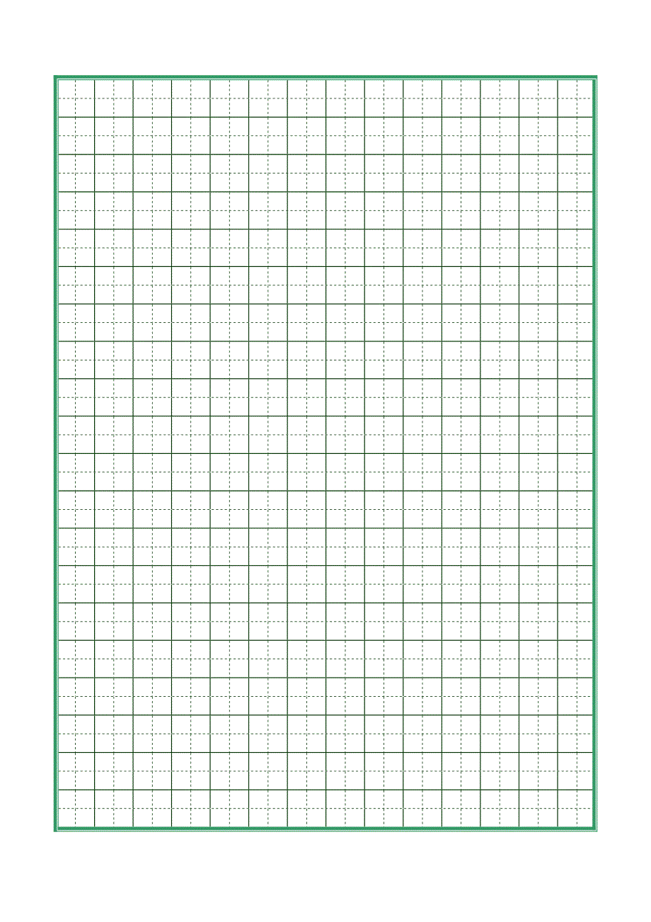 硬笔书法田字格米字格19种(打印版)-_第1页