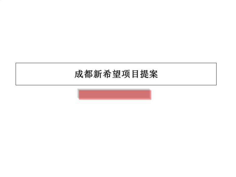 成都南门新希望商业综合体项目营销策略提案课件_第1页