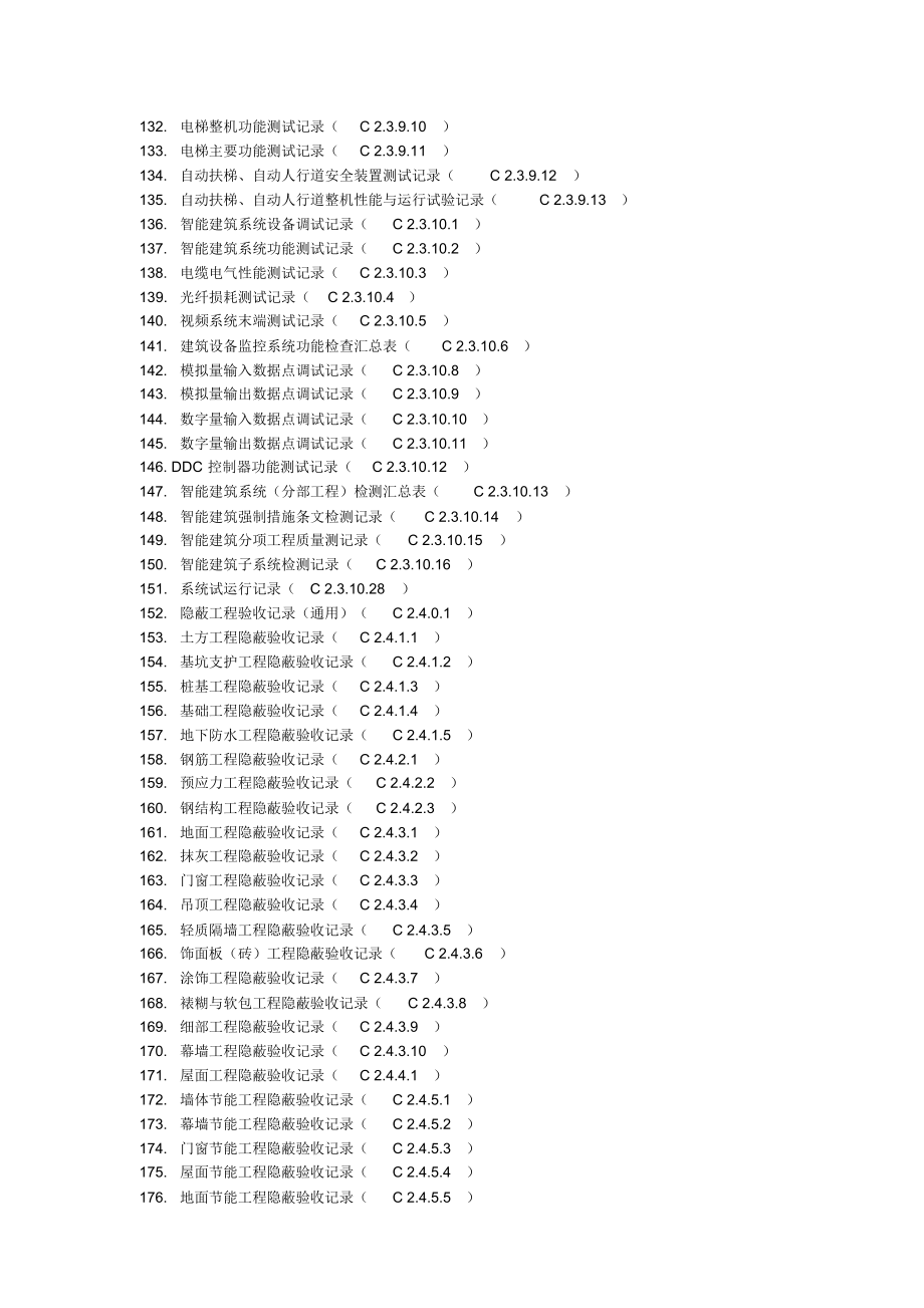 江西省工程资料记录表格及编号(全套资料)_第4页
