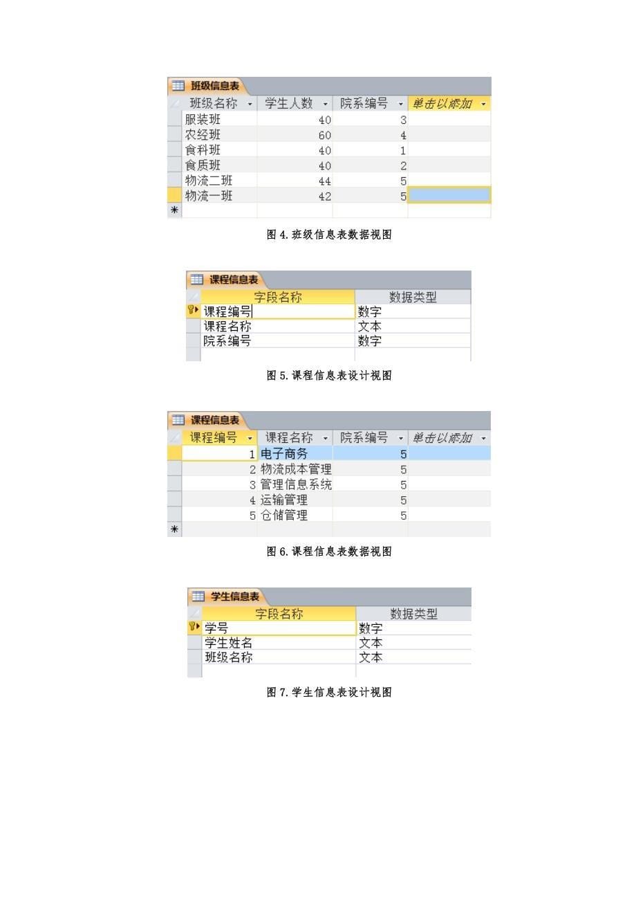 管理信息系统实验报告-access-visio_第5页